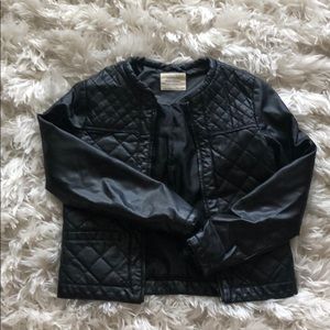 ZARA Girls leather jacket